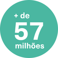 + de 57 milhões de pacientes