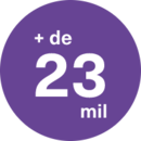 + de 23 mil colaboradores