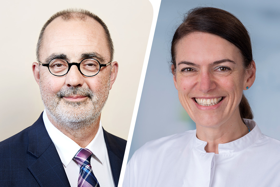 Frau Dr. PD Ina Hadshiew und Herr Dr. Max Tischler