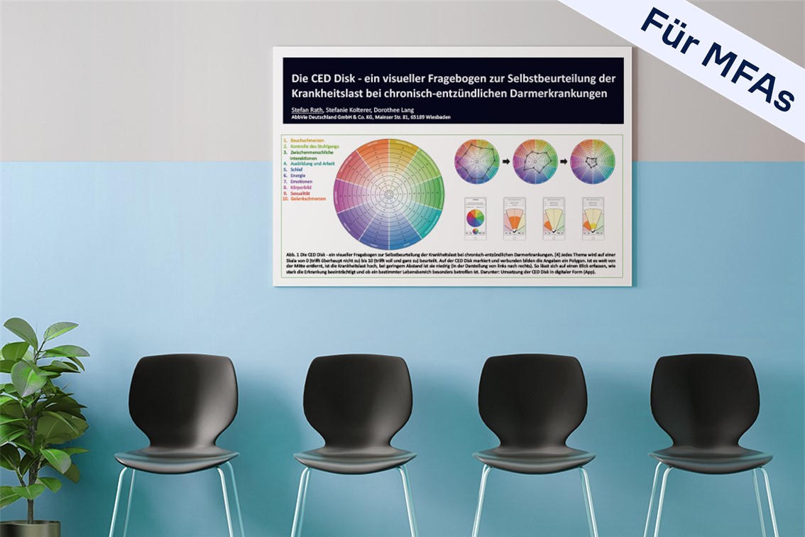 Header: CED-Disk dargestellt auf iPad, das in den Händen gehalten wird