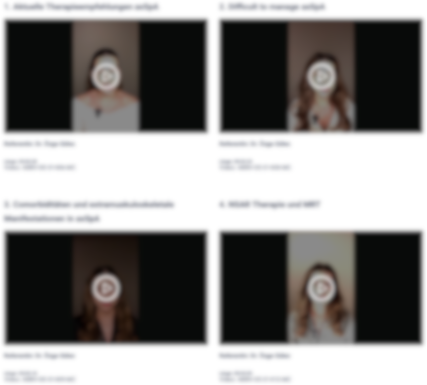 Videos blurred