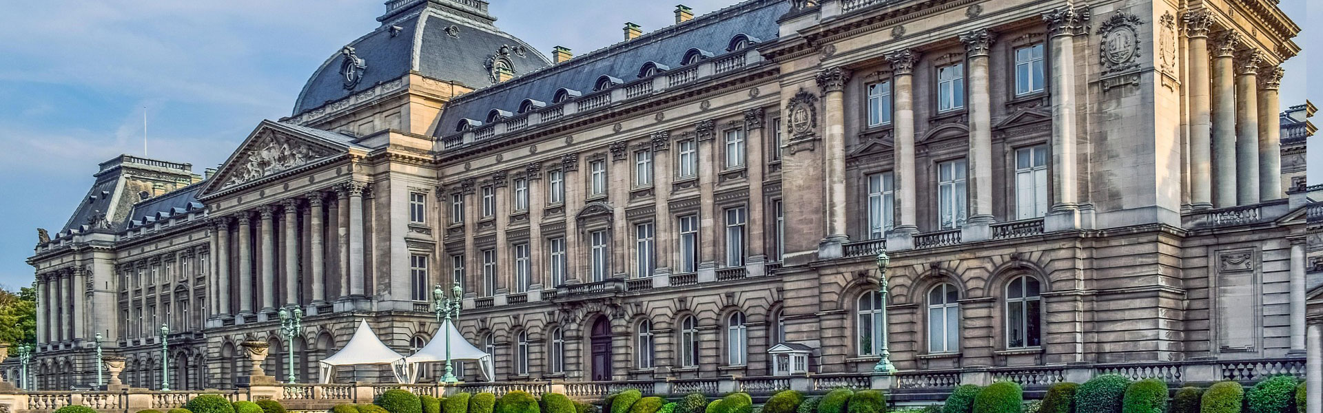 Blick auf den Palast in Brüssel