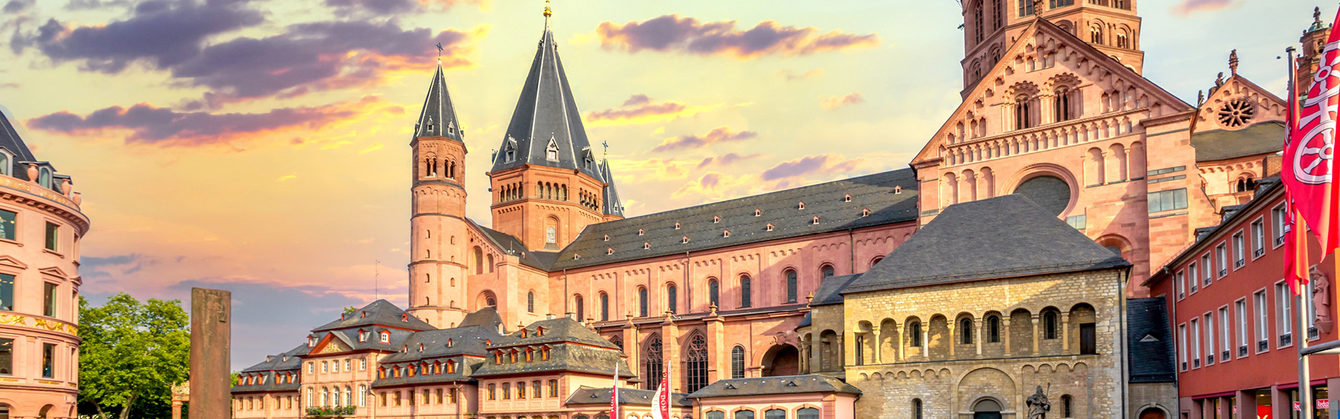 Die Altstadt in Mainz 