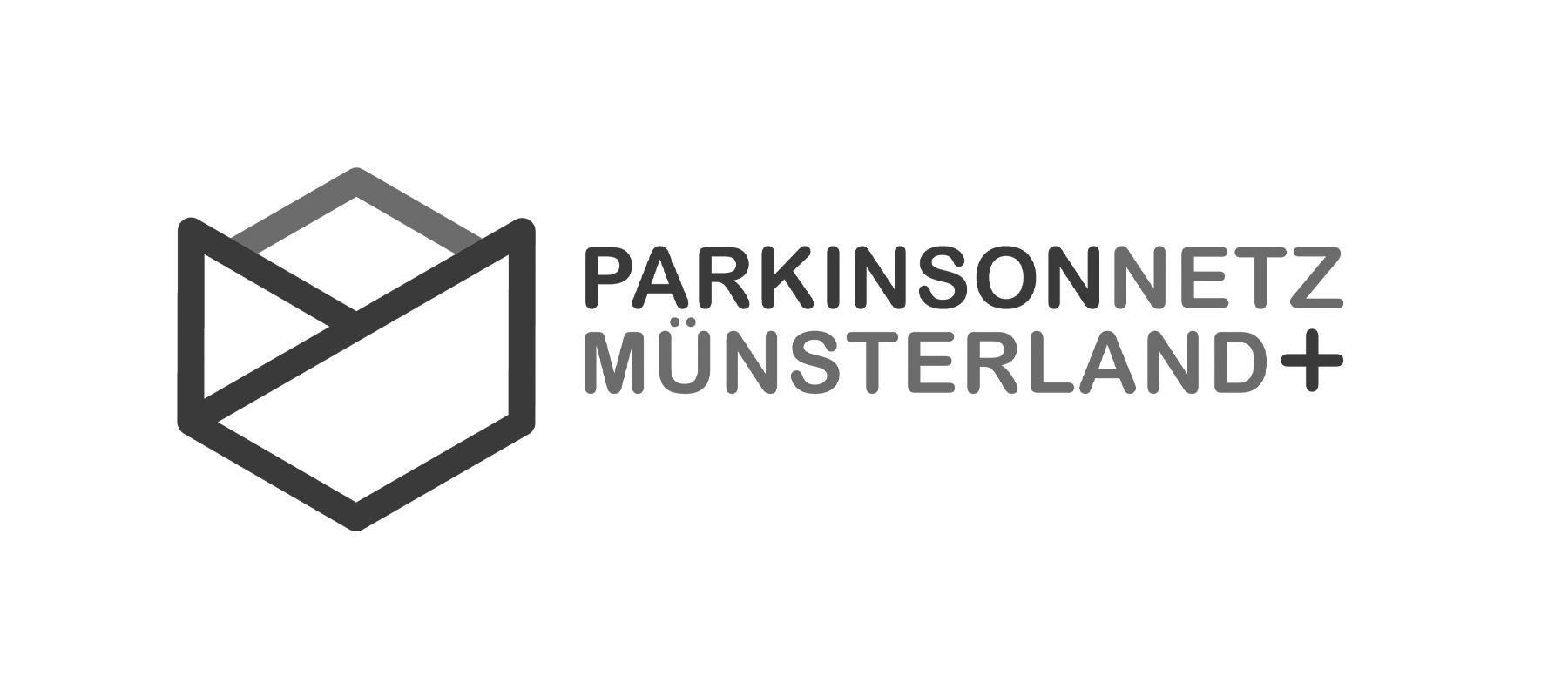 ausgegrautes Logo des Parkinsonnetzes Münsterland