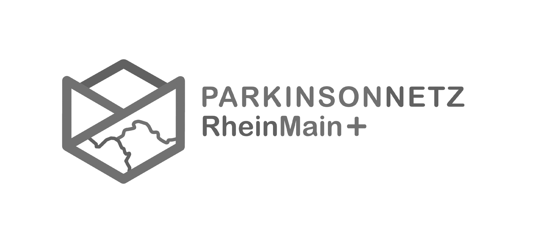 ausgegrautes Logo des Parkinsonnetzes RheinMain