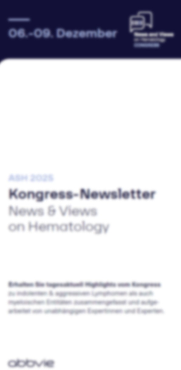 Blurred Image Newsletter ASH 2025