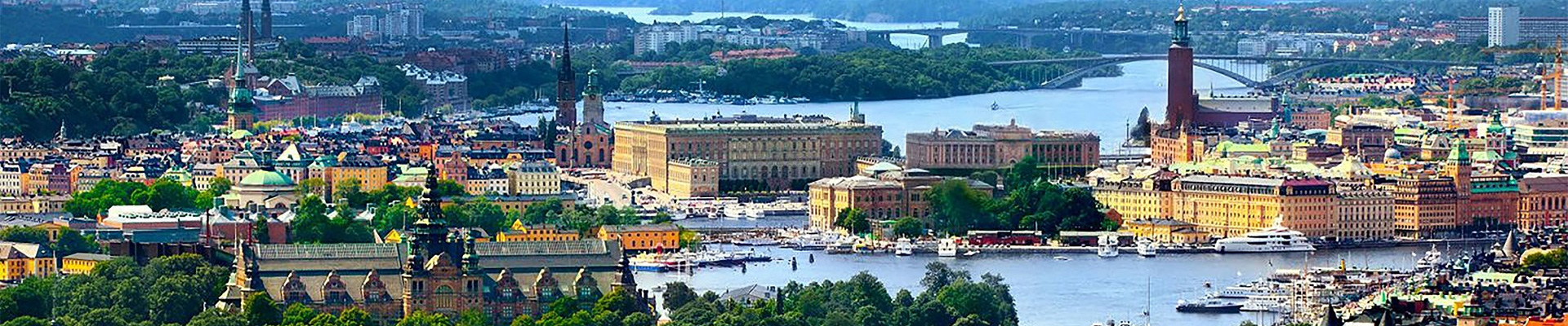 Blick auf Stockholm, Schweden