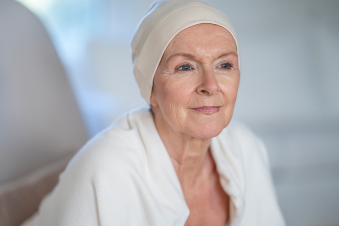 Bild einer Patientin mit Krebs