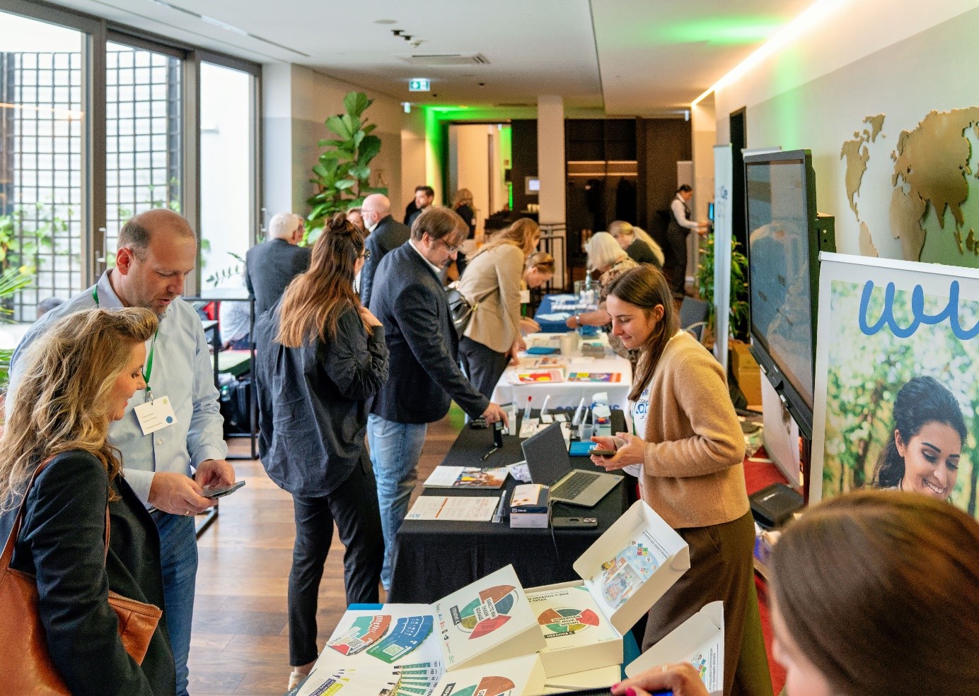 Marktplatz mit Ausstellern