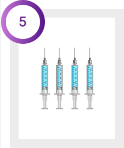   Fortynningsinstruksjoner ved bruk av hetteglass Allergan enheter