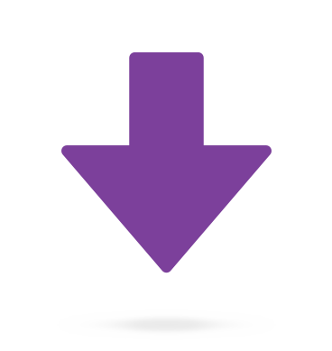 Lila pil som pekar nedråt