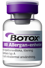 Bild på burk med botox injektionsvätska