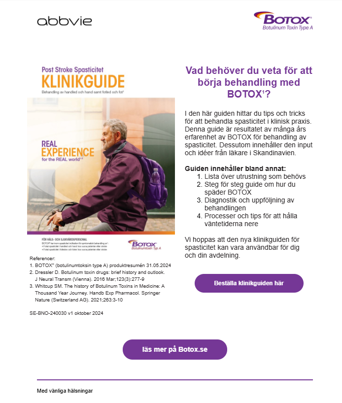 exempel på nyhetsbrev