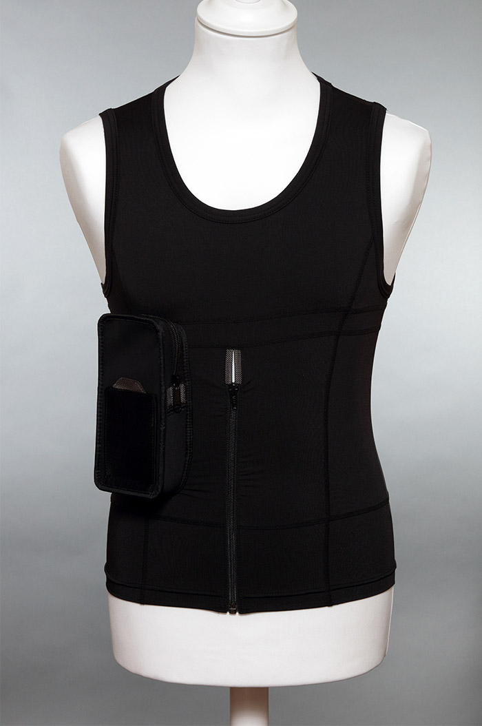 Svart linne på skyltdocka