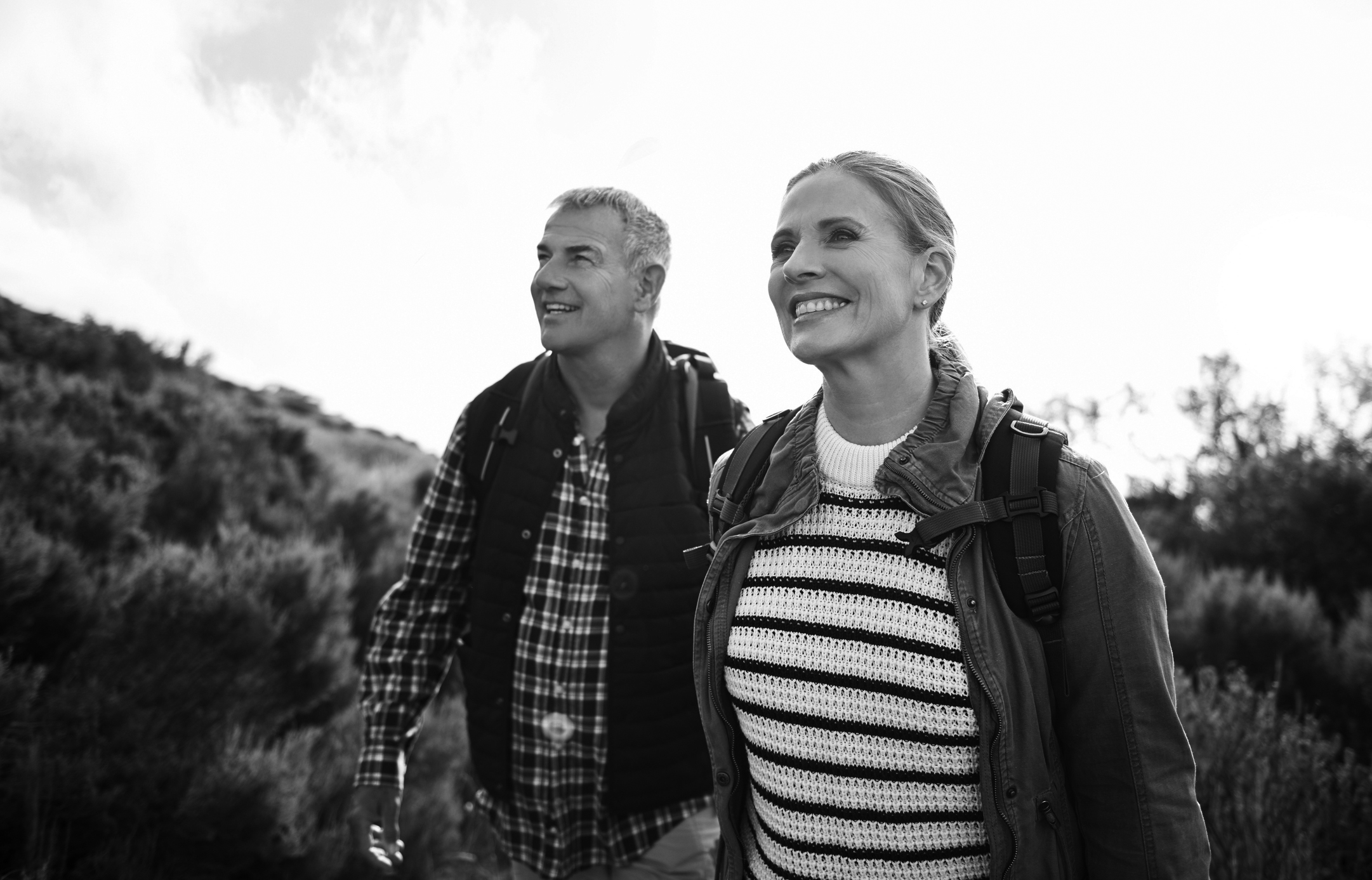 Couple_Walking_BW Couple_Walking_BW