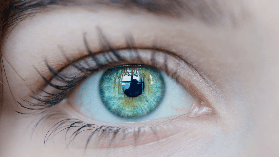 A green eye